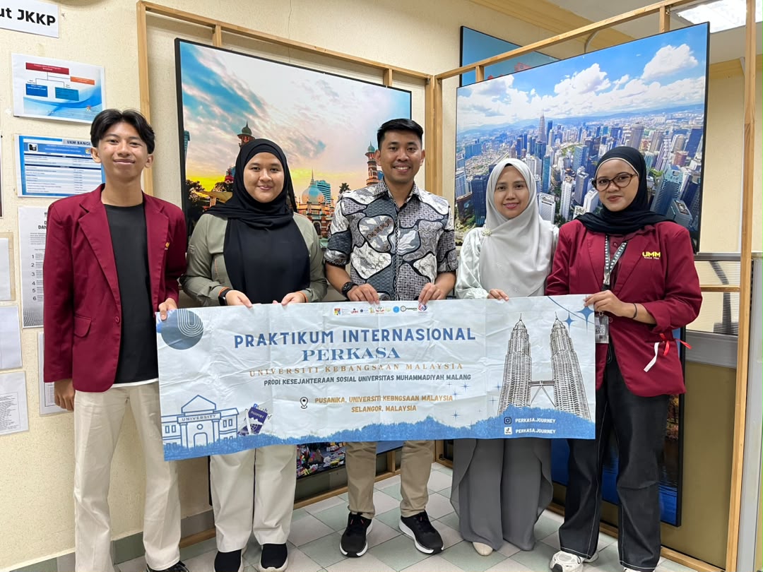 Memperluas Jejaring Internasional, 9 Mahasiswa Kesejahteraan Sosial Tiba di Universiti Kebangsaan Malaysia